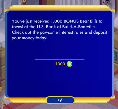 1000 Bonus Bear Bills