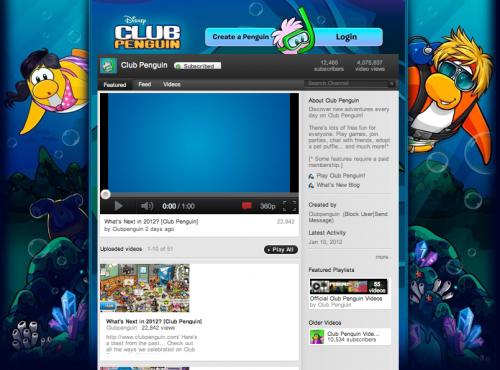 Youtube Club Penguin