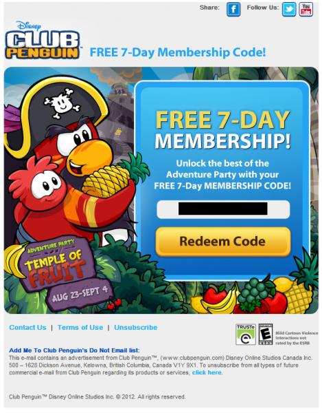 Club Penguin Membership Emails Being Sent Out | Club Penguin Cheats