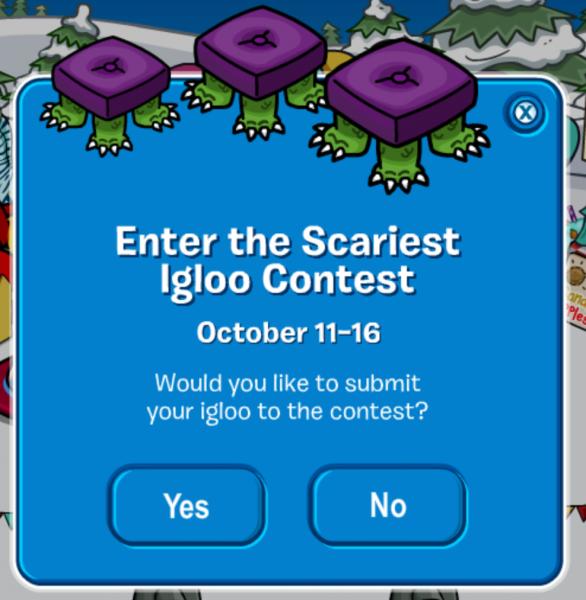 Club Penguin’s special Halloween Party 2012 igloo contest is now out ...