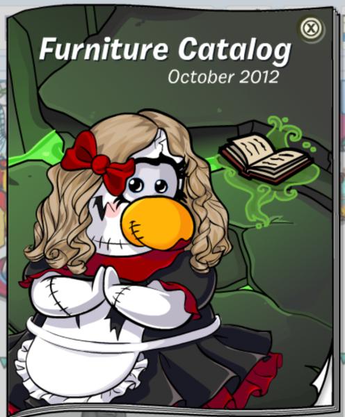 Club Penguin October 2012 Furniture Catalogue Cheats