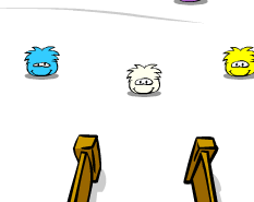 White Puffle in Puffle Roundup