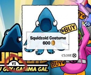 Squidzoid Costume