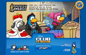 Penguin Play Awards Start Screen