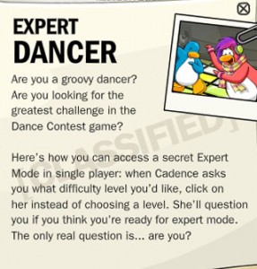 Expert Mode in Dance Contest