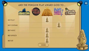 Penguin Play Awards Result