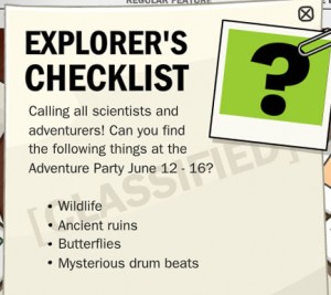 Adventure Party Checklist