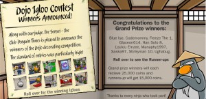 Igloo Contest Winners