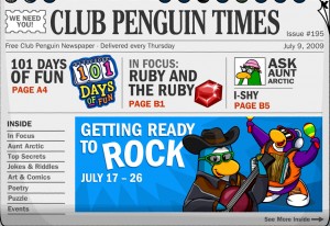 Club Penguin Times Issue 195