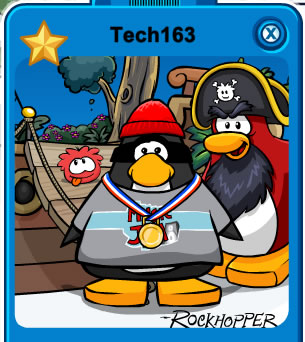 club penguin coloring pages of rockhopper tracker