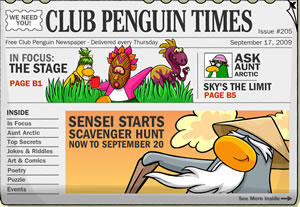 Club Penguin Times Issue 205