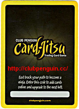 Club Penguin Card Jitsu Golden Card