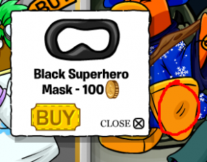 Black Superhero Mask