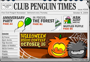 Club Penguin Times Issue 208