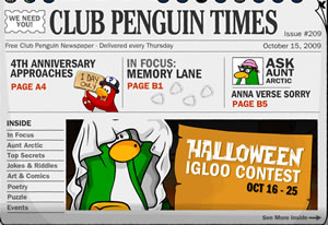 Club Penguin Times Issue 209