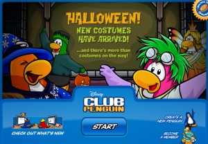 Halloween 2009 Start Screen