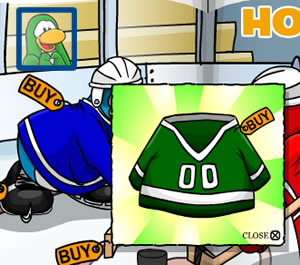 Green Hockey Jersey