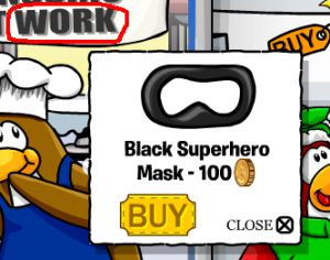 Black Superhero Mask