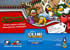 Christmas 09 Start Screen