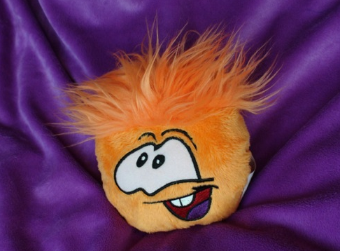 Orange Puffle Plush