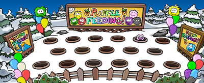 Puffle Feeding Area