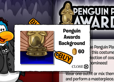 Penguin Play Awards background