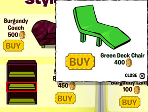 Green Deck Chair