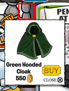 Green Hooded Cloak