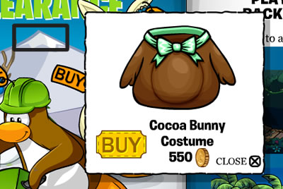 Cocoa Bunny Costume