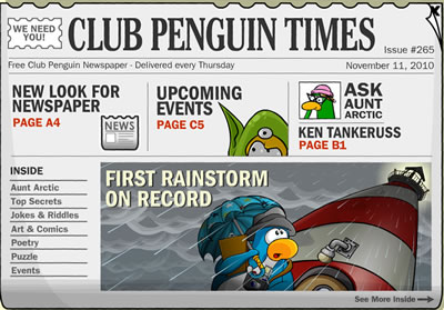 Club Penguin Times Issue 265