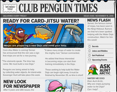 Club Penguin Times Issue 266