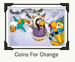 Coins for Change Postcard