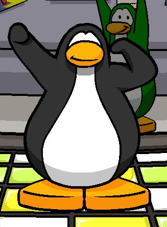 doing the club penguin dance 