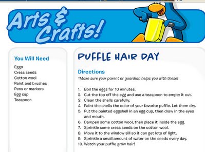 Puffle Hair Day