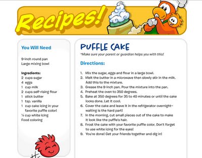 Puffle Cake Recipe