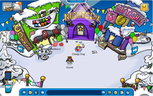 Book Room  Club penguin, Book room, Penguin room