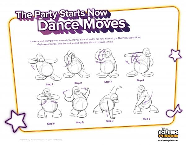 How to dance like in Club Penguin 🐧 🕺- Dance Meme! What dance