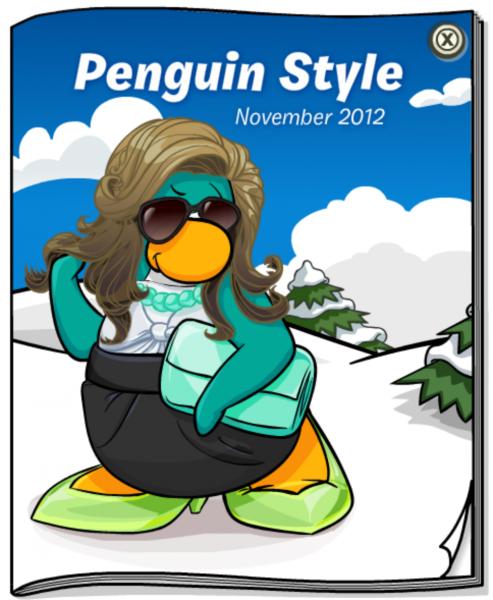 Club Penguin November 2012 Penguin Style Catalog Cheats - Club Penguin  Cheats 2013