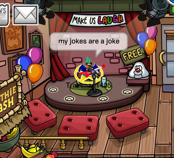 Club Penguin Red Nose Day At Coffee Shop - Club Penguin Cheats 2013